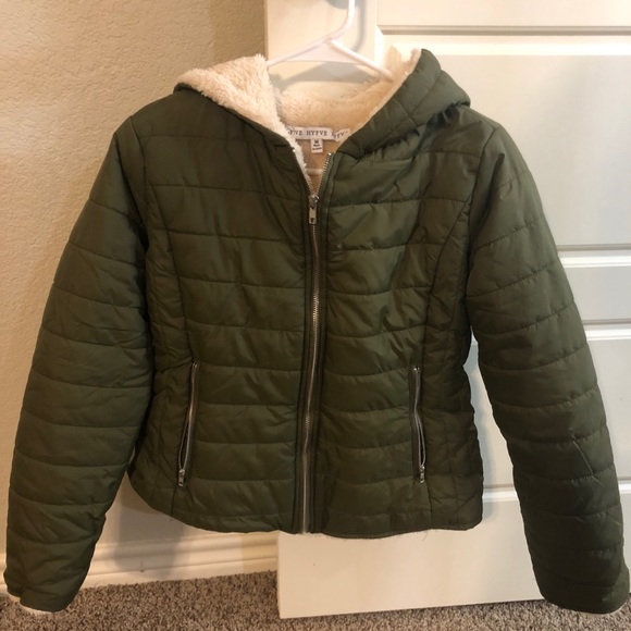 Faux fur Olive jacket - Picture 6 of 7